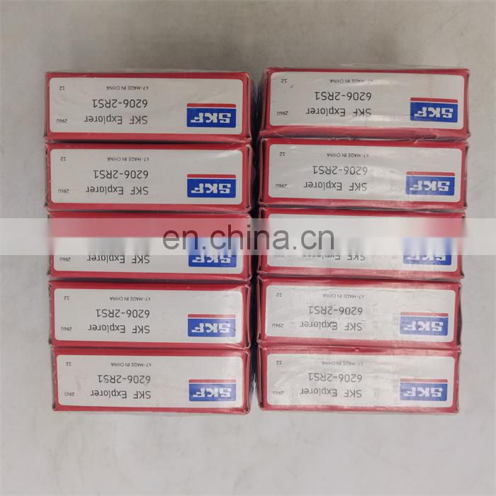 Fast delivery and High quality SKF original brand 6206-2RS1 Size:30*62*16mm Deep groove ball bearing 6206-2RS1