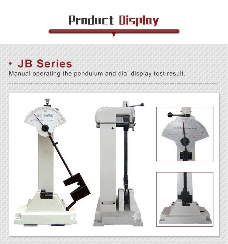 ASTM E23 Standard Scemi-automatic Charpy Impact Testing Machine