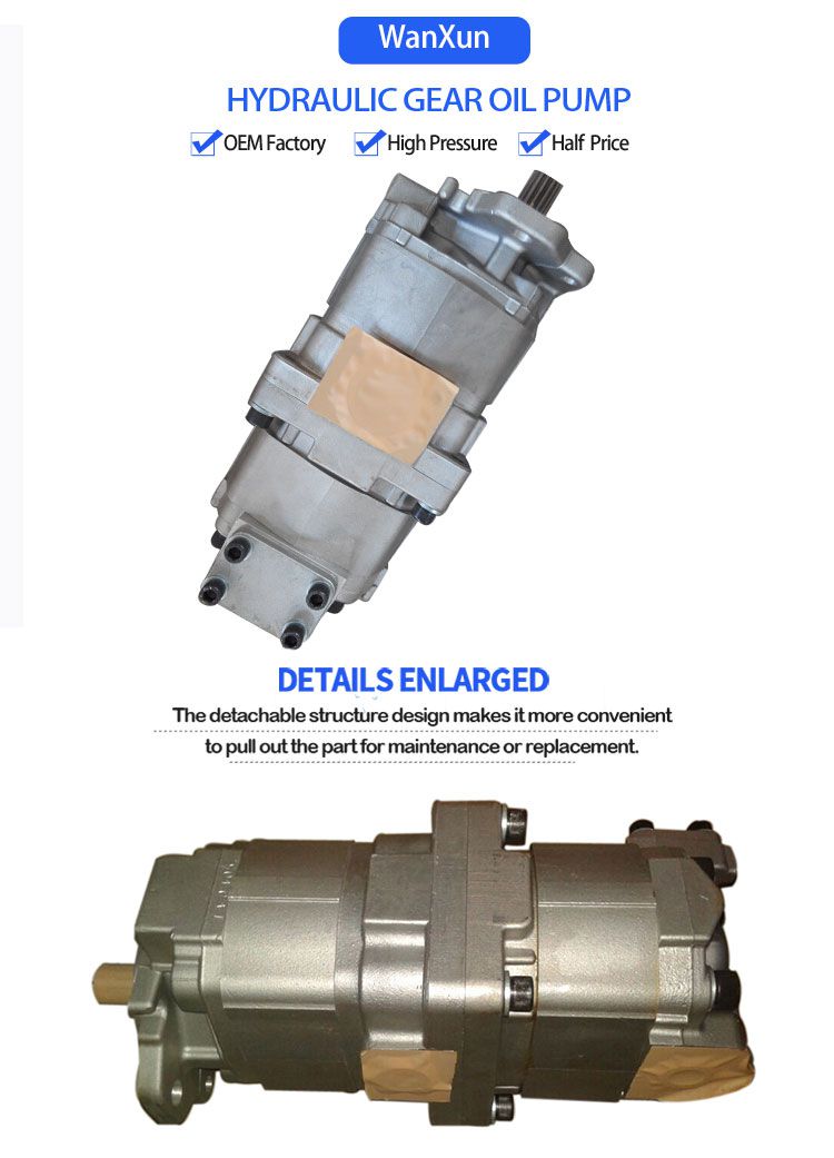 Fit Komatsu COMPACTORS WF600T-1 Transmission Pump Hydraulic Oil Gear Pump 705-51-32040
