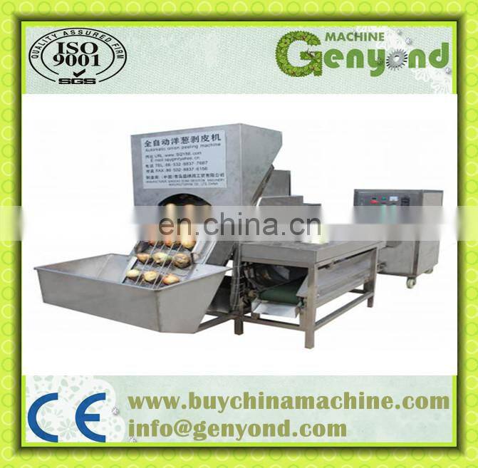 Automatic Onion peeling and root cutting machine