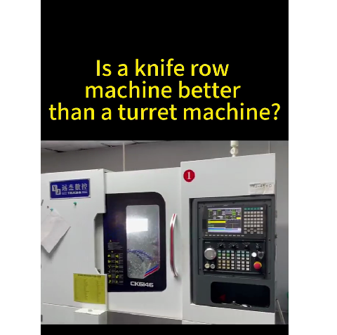What is different between row machine and turret machine