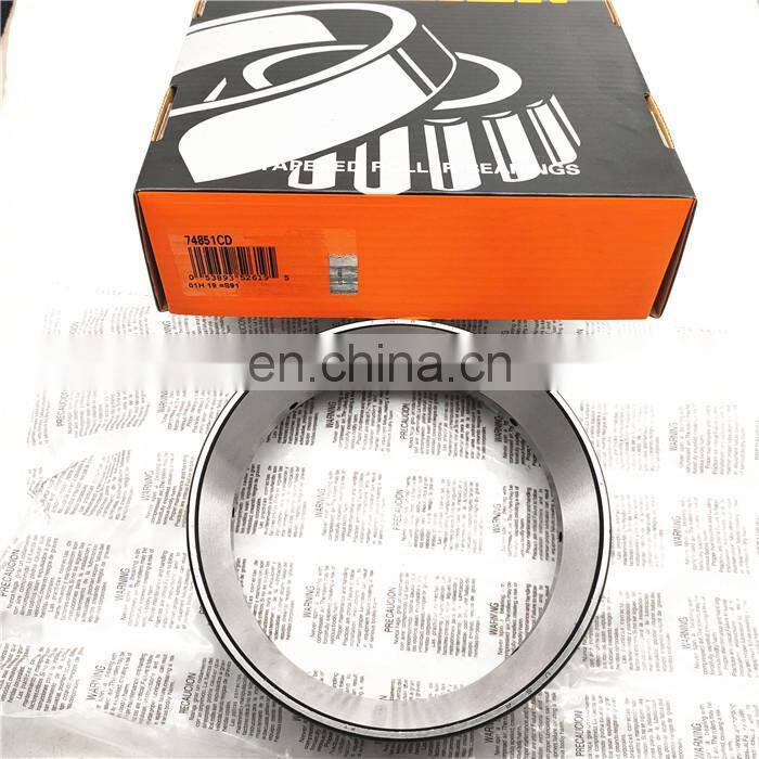 Super Hot sales Tapered Roller Bearing 74537-74851CD bearing 74851CD size 136.525*215.9*106.362mm