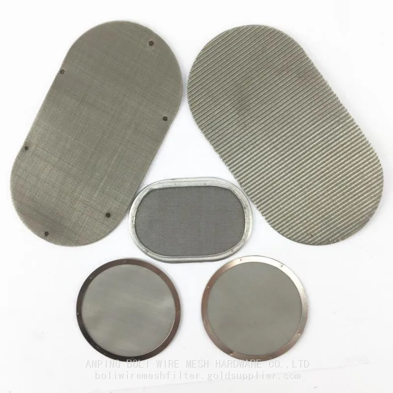Stainless-Steel-Wire-Mesh-Round-Filter-Disc-Metal-Mesh-Screen-Filter-Disk-Black-Wire-Cloth-Weave-Fil
