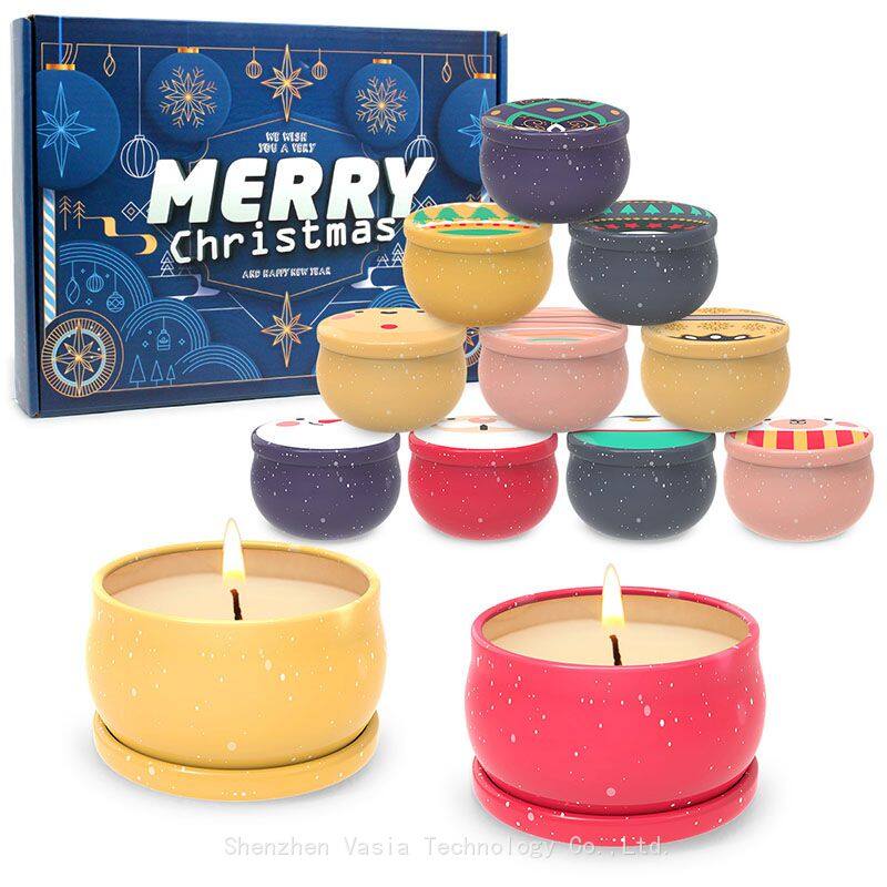 Christmas Natural Soy Scented Candle (8)