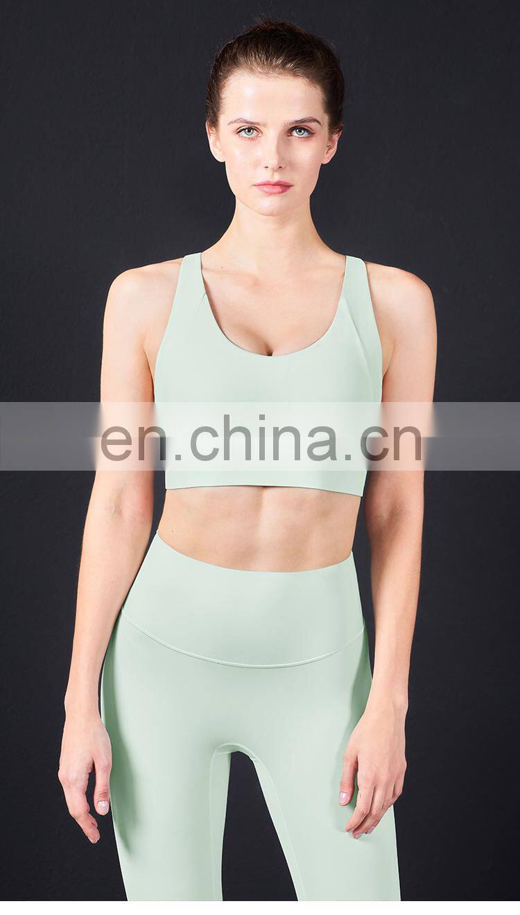 High Support Sports Bras With Back Buckle for Women High Quality Yoga Bra Fitness Sport Bra Top