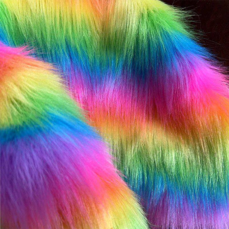 Why Rainbow Faux Fur Fabric is Your New Favorite Material