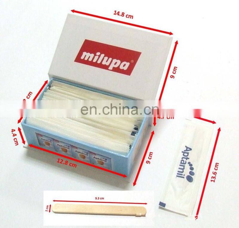 Complete wooden spatula production line / wood tongue depressor making machine