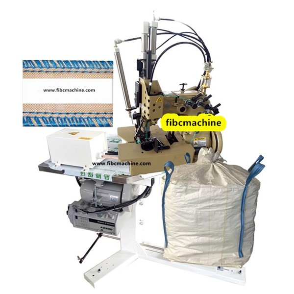 Operation method of FIBC ton bag sewing machine