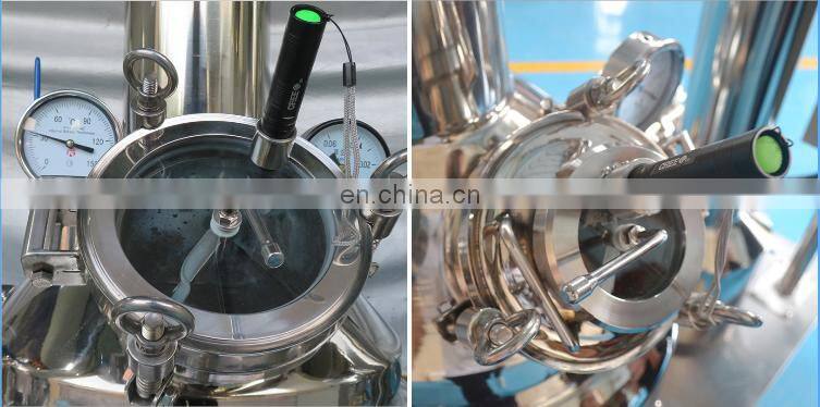 honey pasteurization machine 0.5-5T Honey refining refine machine honey evaporating thickening extracting extraction machine