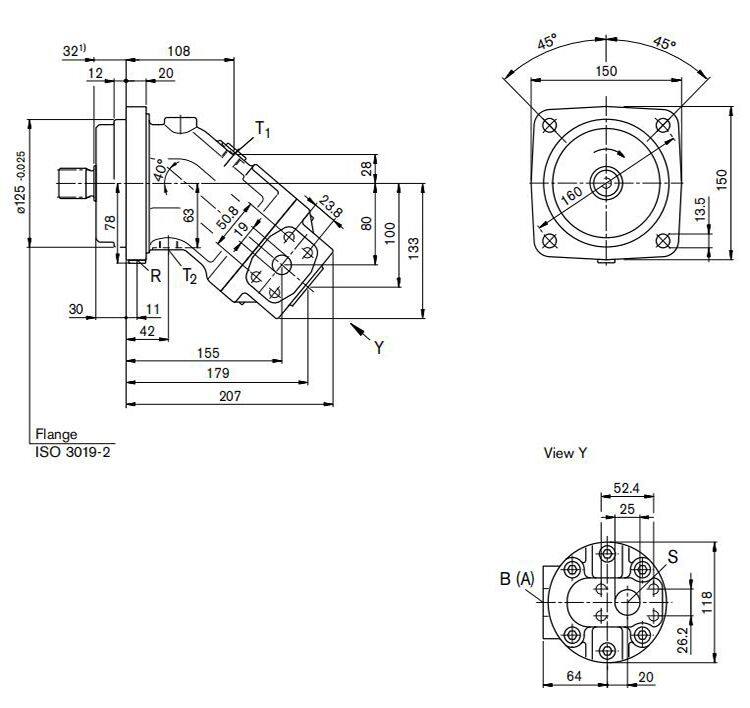 Hot Sale Rexroth A2FO Axial Piston Pump Hydraulic Pump