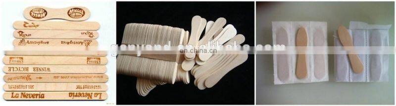 Factory Complete wooden ice cream sticks Wooden Tongue Depressor forming machine Making Plant production line