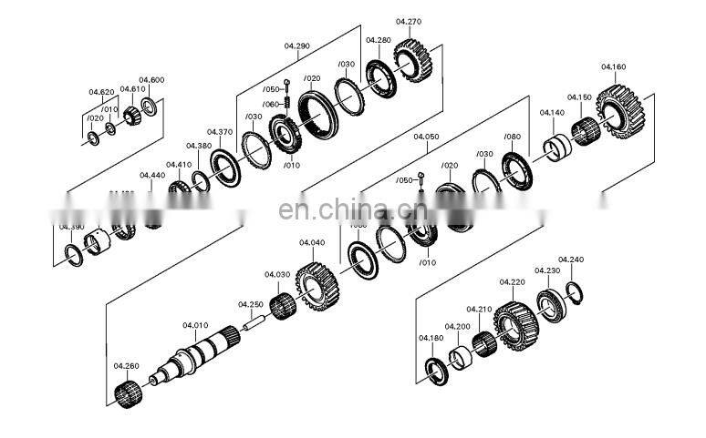 SINOTRUK A7 T7 C7H CH7 T7H Transmission 1316 304 103 1316304103 HELICAL GEAR