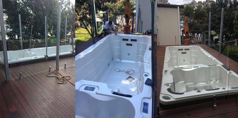 Wholesale Price Whirlpool Outdoor 6M Large Balboa Hydropool Swimming Pool Used Swim Spa With Tv