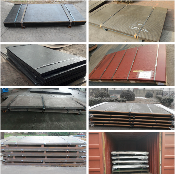 Wodon factory chromium carbide overlay with high HRC 58-65 CCO wear plate (WD1200 series)