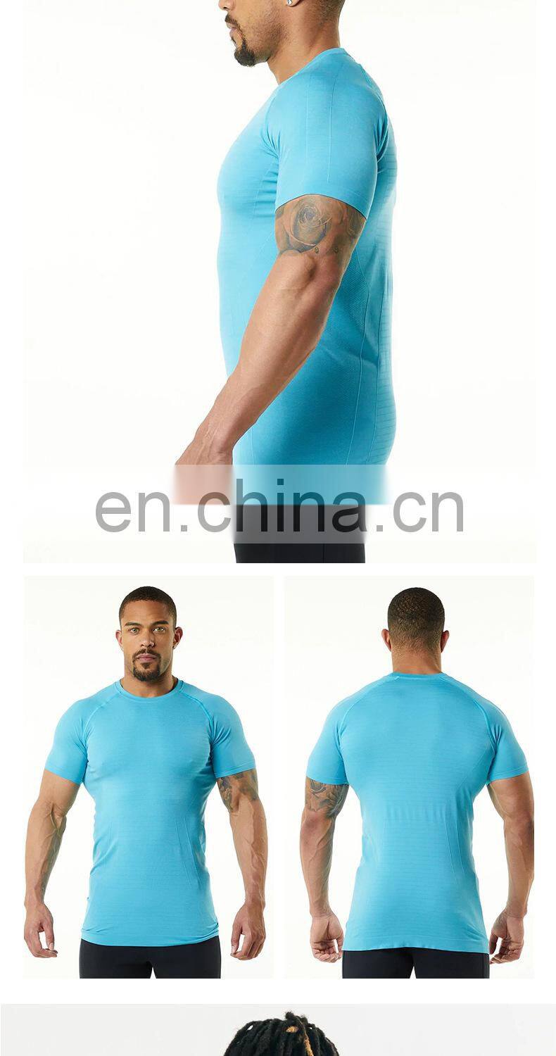 Wholesale Mens Gym Oversized Short Sleeve Tshirts Sports Muscle Active Fitness Wears