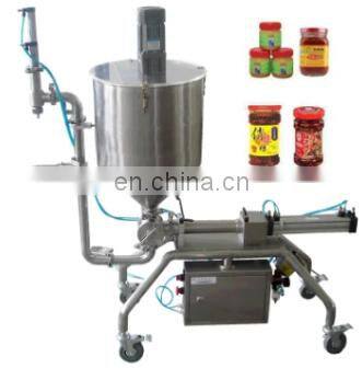 automatic  Granular Slurry Chilli Mushroom Butter Paste Filling Machine
