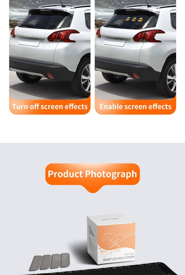 Super Bright Led Screen Led Scrolling Display Screen Sticker APP Programmable Soft Led Displays Flexible Led Screen for Car
