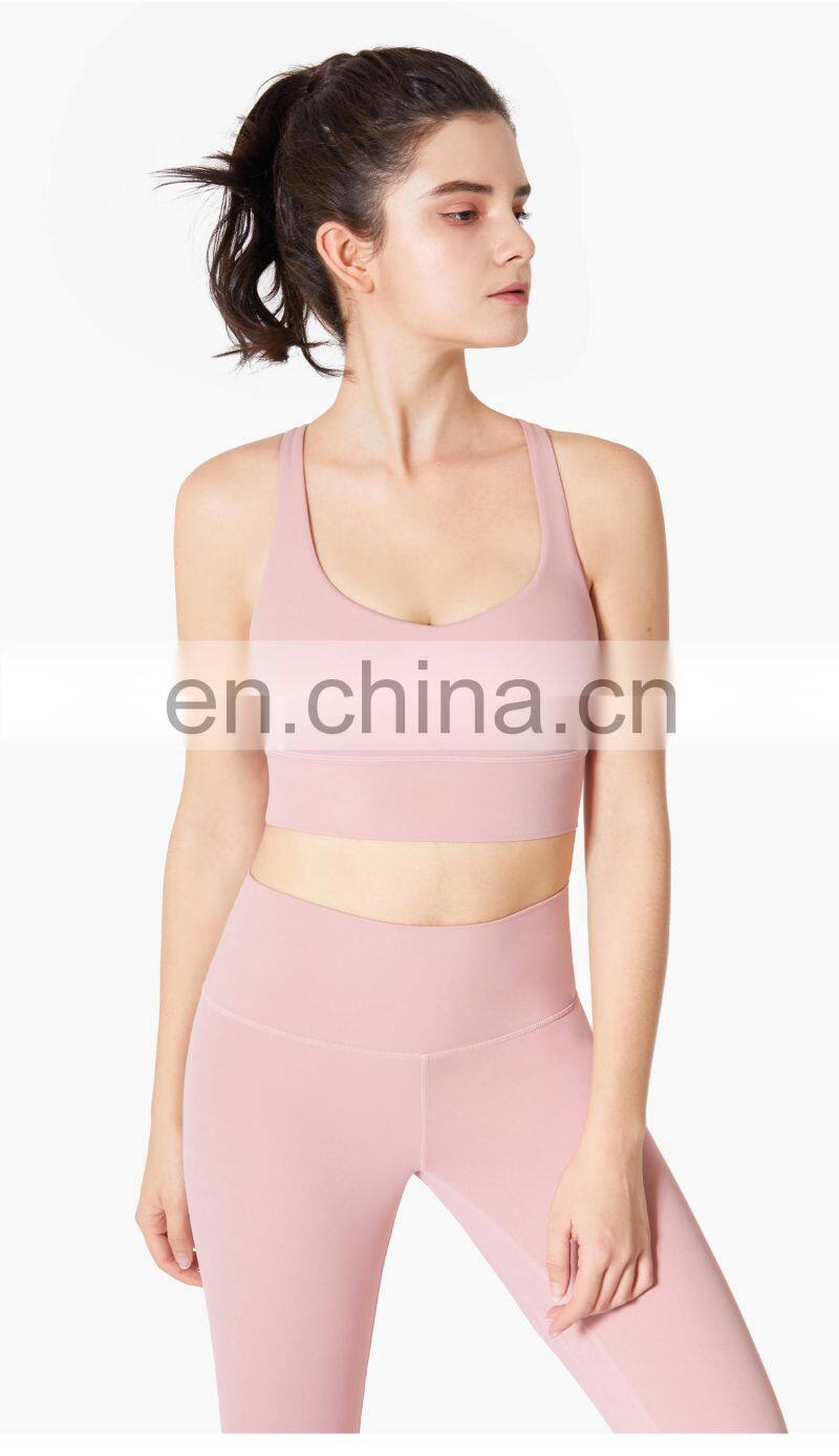 2022 ECO Fashion High Impact XS-3XL Plus Size Sports Bra Adjustable Gym Bra For Women