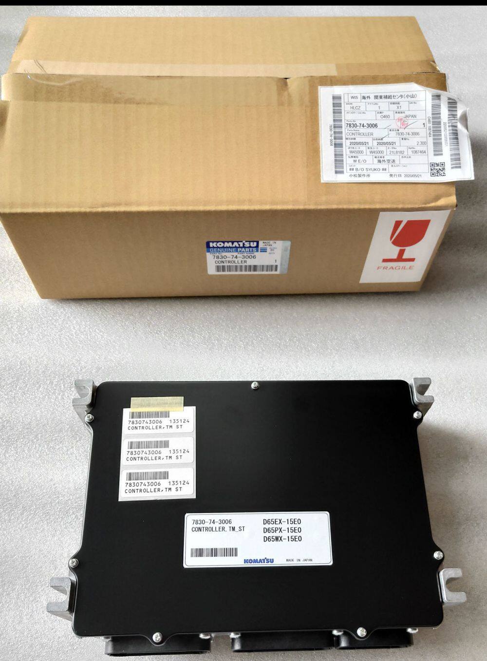 7830-74-3005 CONTROLLER KOMATSU parts D65EX, D65PX, D65WX
