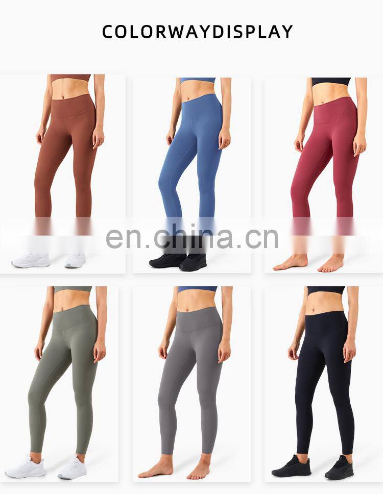 Recycled Sexy Gym Leggings High Waist Butt Lifting Yoga Pants With Pocket For Women