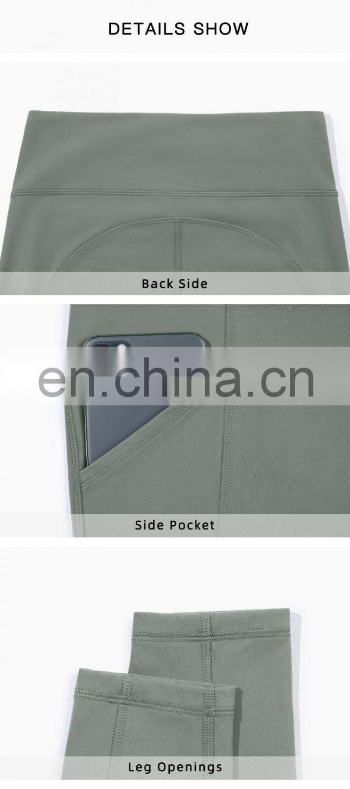 Custom Yoga Leggings With Pocket Gym Plus Size Workout Sexy Body Scrunch Butt Sport Pant