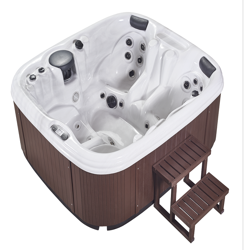 Manufacture Whole Sell Chinese Hot Tub 4 Seater Hot Tubs Outdoor Spa Bathtub