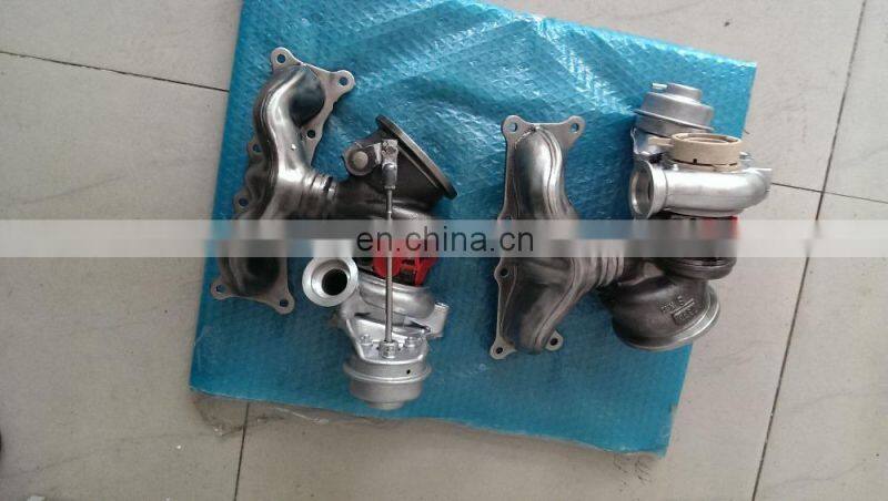 new arrival twin turbo power 49131-07358 49131-07359 11657593021 twin turbocharger for BMW X6 supercharger system
