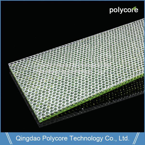 Polycore PC honeycomb sandwich panel Dripan uniform core 3