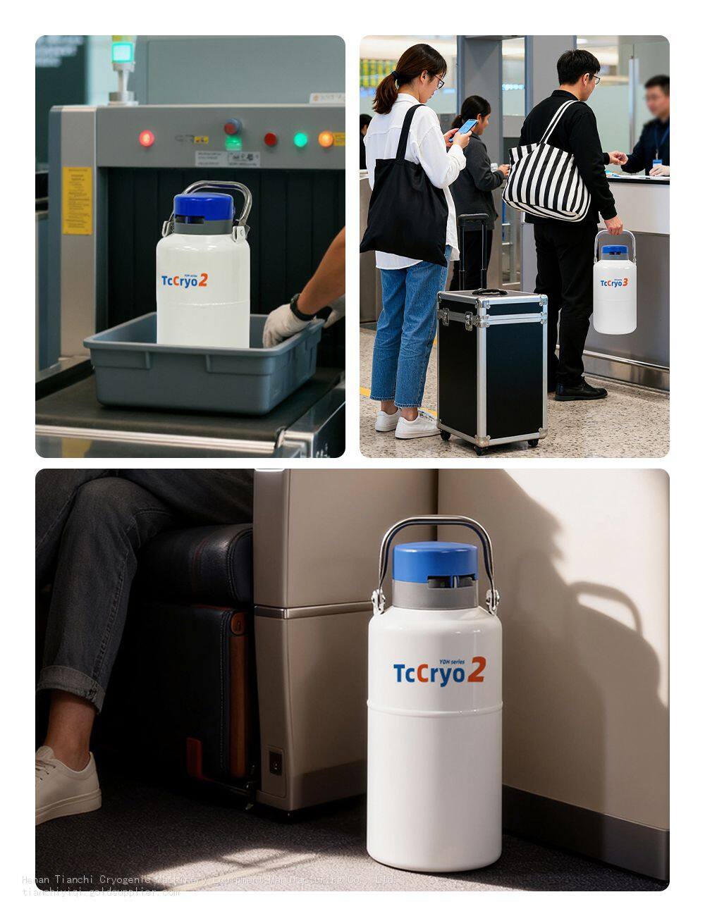 TcCryo storage dry shipper Applications