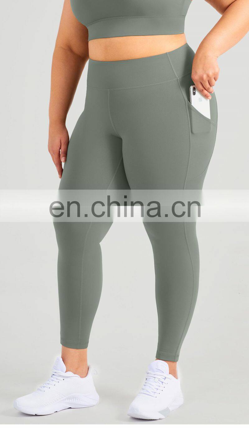 Custom Yoga Leggings With Pocket Gym Plus Size Workout Sexy Body Scrunch Butt Sport Pant