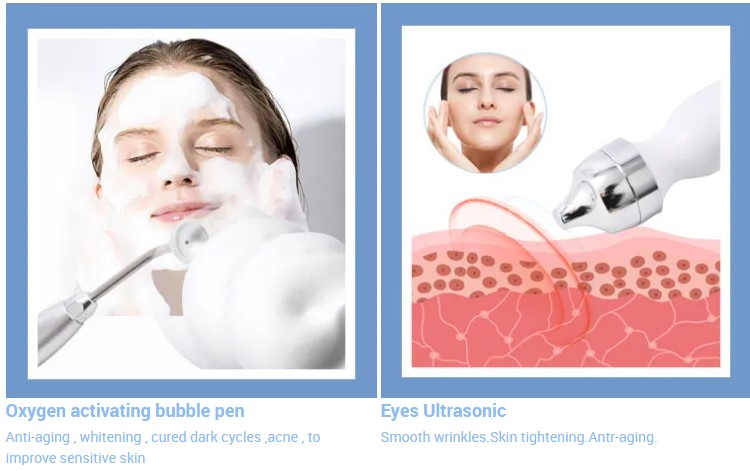 Hydra Diamond Peeling Oxygen Spray Machine for Skin Care Microdermabrasion Water Het Cleaning Oxygen Facial Machine