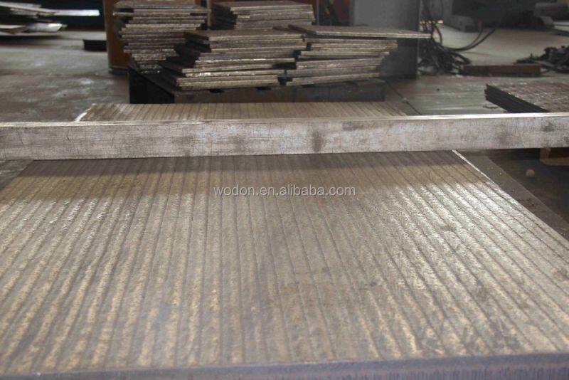 CrC alloy welding hardfacing bimetal steel sheet
