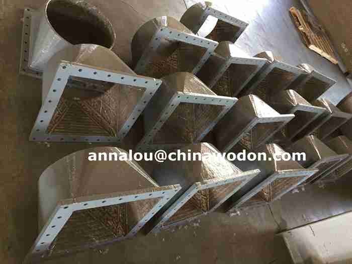 Wodon CCO wear resistant pipe steel flange for coal power plant