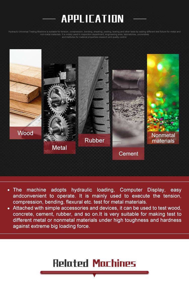 Find Similar Icon HST Brand WAL-1000 Model Universal Horizontal Tensile Testing Machine CE Certified 1% Accuracy for Wire Rope