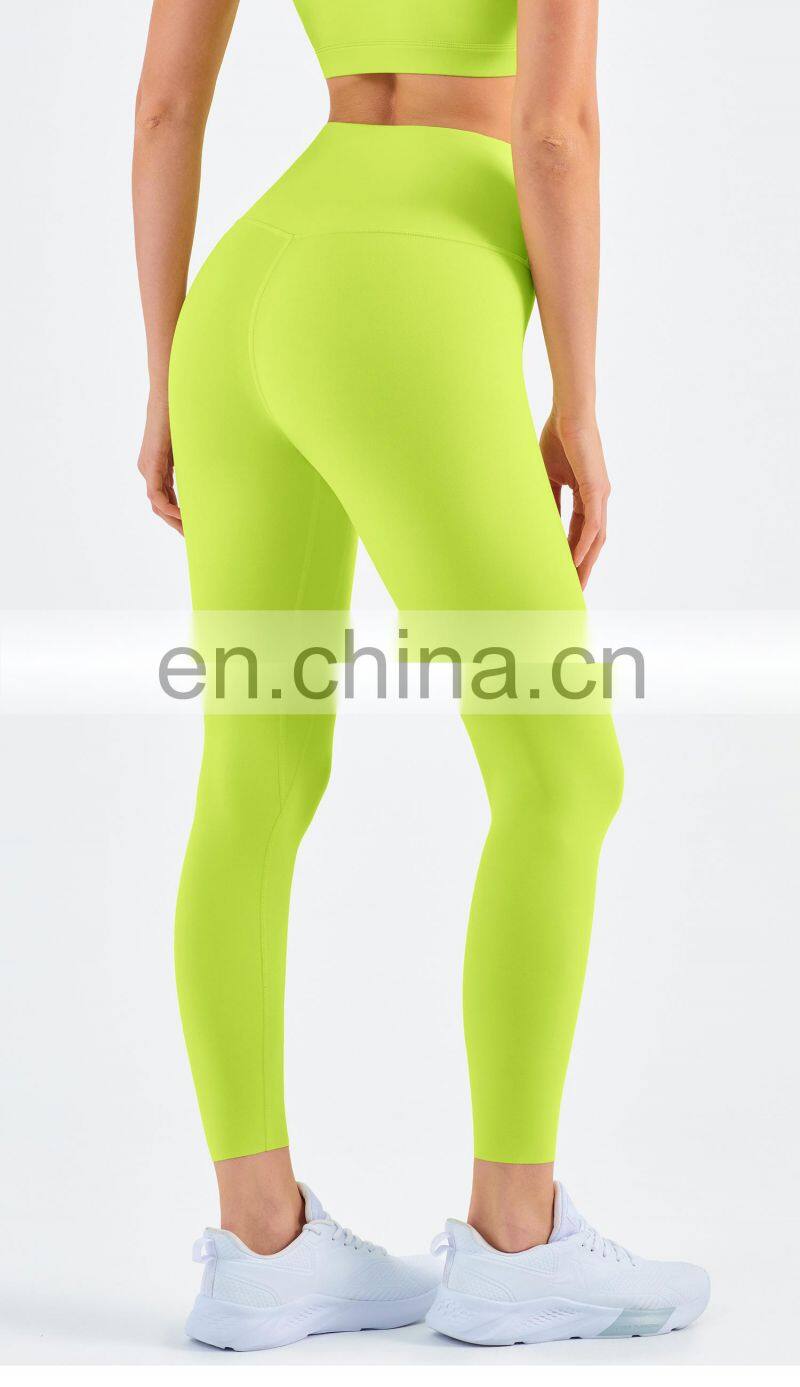 High Waist Leggings Workout Gym Soft Stretchy Yoga Pants Without T Line