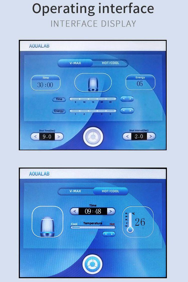 Desktop No-cartridges Vmax 3D Face Lifting V Line Carving Wrinkle Removal Skin Tightening Ice Sculpture Beauty Machine
