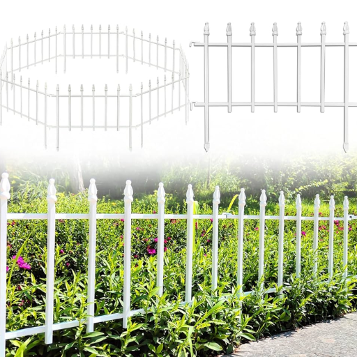 low wrought iron garden fence (3)