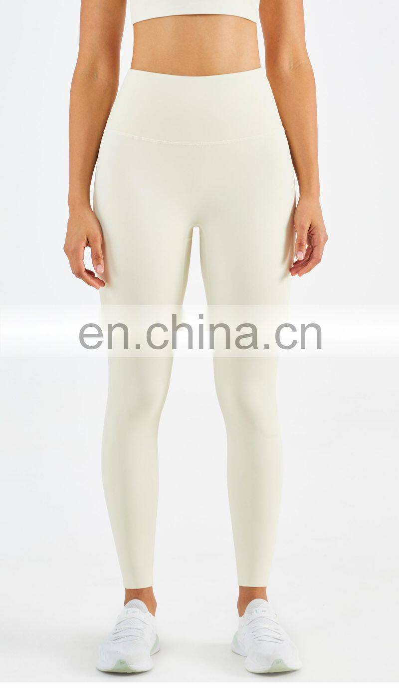 2022 Wholesale Anti Curling High Waist Yoga Pants No T Line Yoga Leggings ECO Friendly