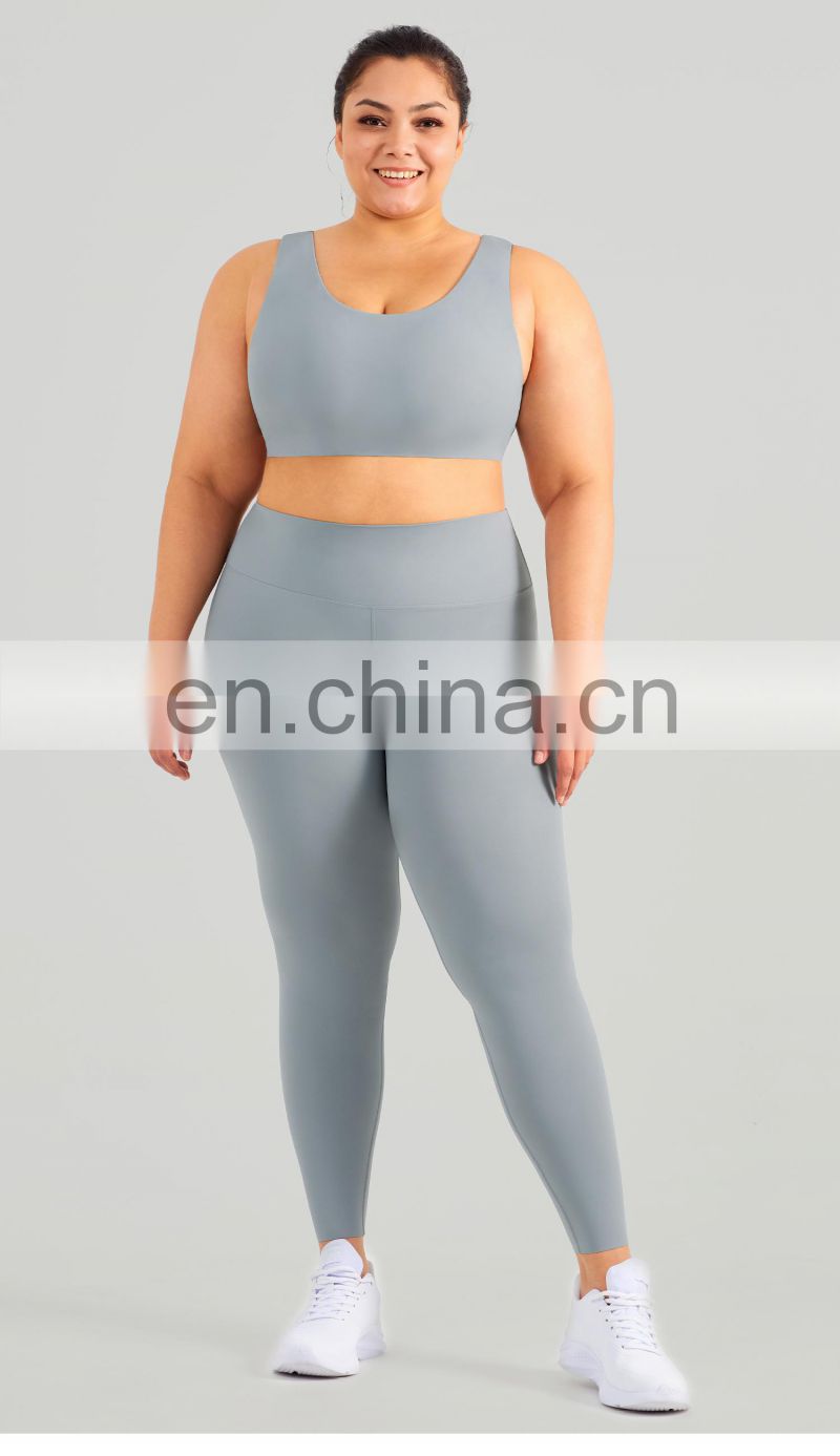 Cloud Feeling High Waist Yoga Leggings Custom Tech Elastic Plus Size Pants