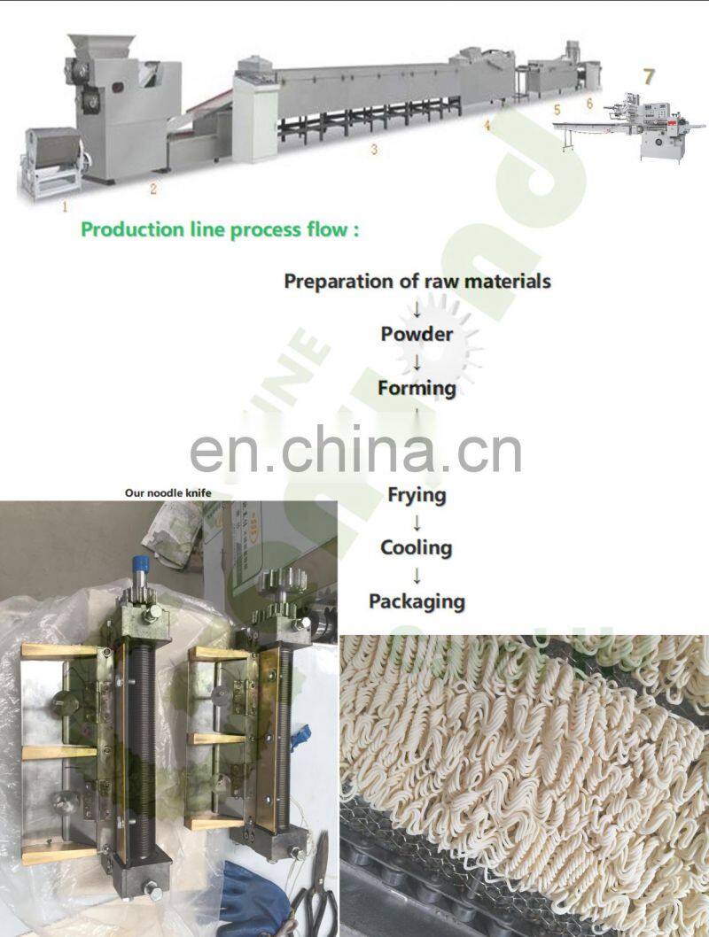 Shanghai Factory Cheap Non fried non-frying instant noodle making machine equipment processing plant production line price