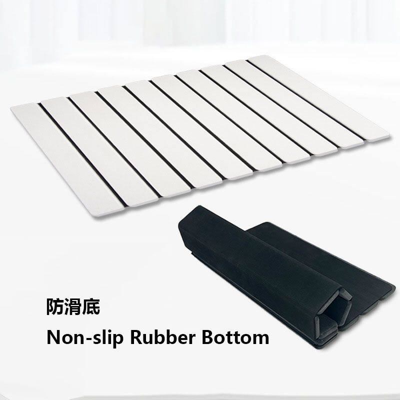 non-slip rubber bottom folding diatomite mat (2)