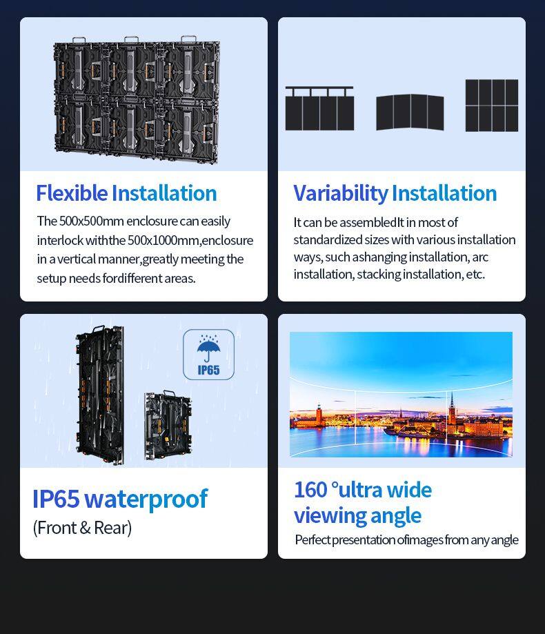 P1.56P1.95P2.6P2.97P3.91Indoor/Outdoor Giant LED Rental Video Wall Wedding Backdrop & Stage Display Screen High Quality LED Wall