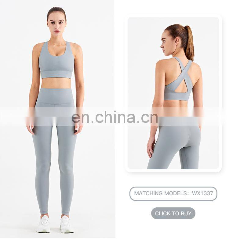 Super High Waist Sports Yoga Legging 28 Inch Belly Control Workout Gym Pant Women