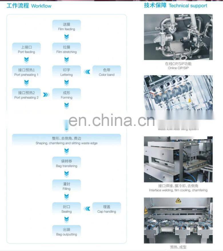 Automatic Normal Saline Non-PVC Soft Bag IV Fluid Filling Production Line with High Quality