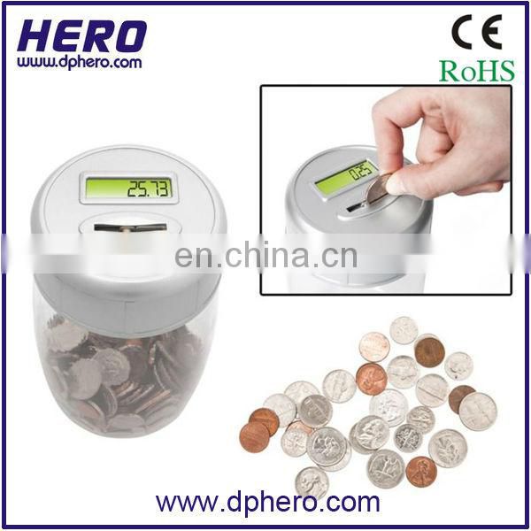 Lowest price factory piggy bank with coin counter of Digital Money