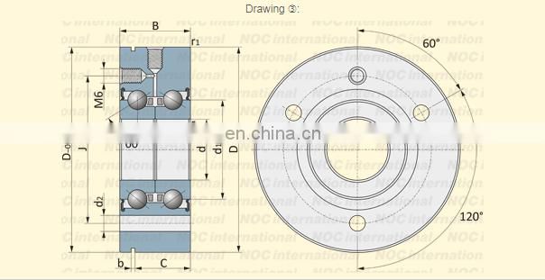 ZKLF1762-2Z Axial Angular Contact Ball Bearing ZKLF1762-2RS ZKLF1762.2RS Bearing