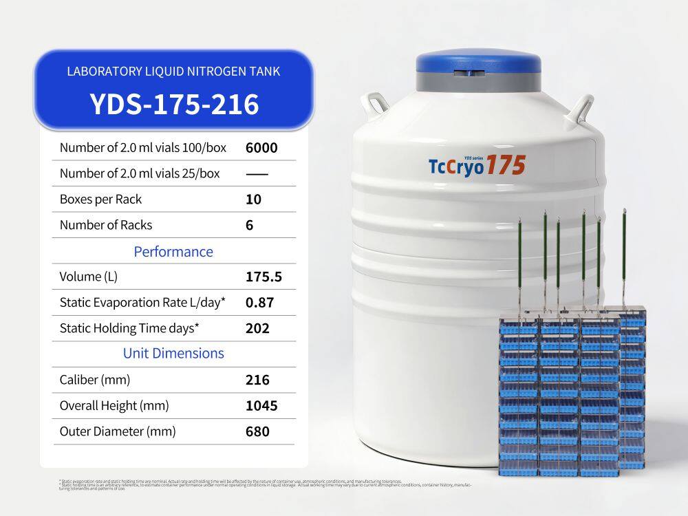 TcCryo 175L cryogenic cell storage container