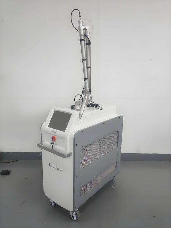 Which laser beauty device is most effective for removing large-area tattoos?