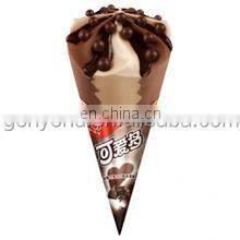 Factory Genyond Semi Automatic Rotary Ice Cream Cone Filling equipment Ice Cream Cup Filling sealing covering Machine