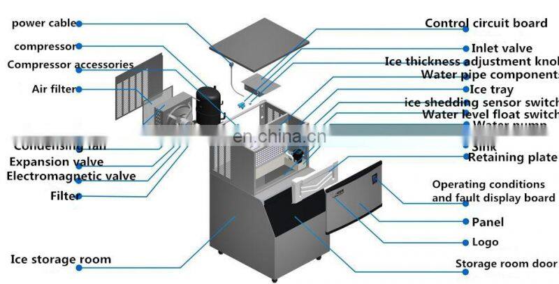 china ice cube making machine